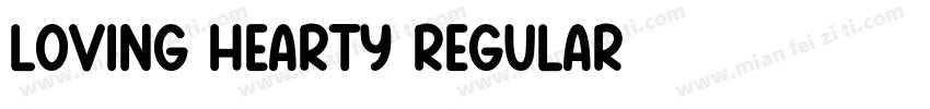 Loving Hearty Regular字体转换